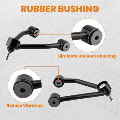 Front Upper Control Arms 2"-4” Lift for 1988 1989-1998 Chevrolet GMC K1500 4WD - Image 1 of 4