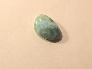 Dominican Republic Larimar Cabochon 24.5x11mm with 6.5mm dome  (11866) - Picture 1 of 2