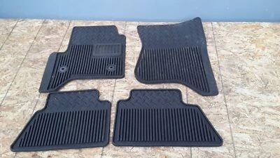 2015-2018 CHEVROLET SILVERADO 3500HD FRONT & REAR FLOOR CARPET RUBBER MAT OEM - Image 1 of 4