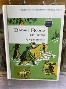 Daniel Boone Boy Hunter Augusta Stevenson Vtg Hardcover 1961 Scott Foresman - Picture 1 of 13