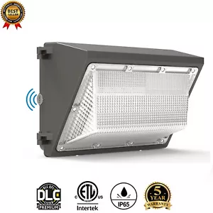120W LED Wall Pack Light photocell Dusk to Dawn Outdoor Garden Security Light - Picture 1 of 12
