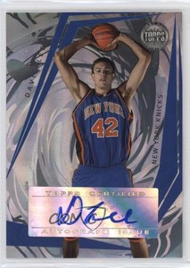 2005-06 Topps First Row Signature Dunk /190 David Lee #SDU-DL Rookie Auto RC