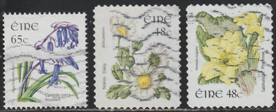 Ireland 2004 SC# 1567, 1570, 1571 - Flowers - Used Lot # 209 - Image 1 of 2