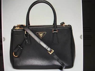 Prada BN1801 Saffiano Lux Handbag - Small - Image 1 of 3