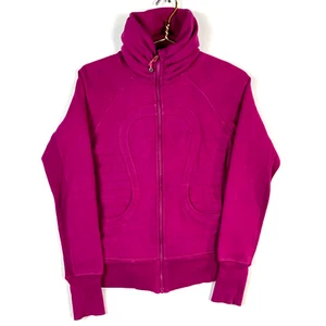 Sudadera de buceo para mujer Lululemon XS rosa cremallera completa - Imagen 1 de 3