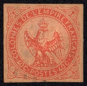 W0392 FRENCH COLONIES 1859 General issues 40 c Imperial eagle Yvert 5 MNGH - Picture 1 of 2
