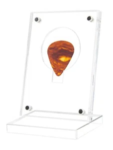 Klar Gitarren-Plektrum-Vitrine Gitarren-Plektrum-Ständer Halter Sammlerstück Staffelei - Bild 1 von 7