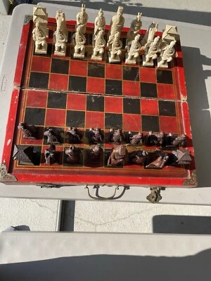 Vintage Chinese Clasic Chess Game - Image 1 of 4