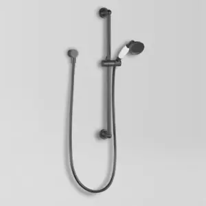Signature Hardware verstellbare Duschstange mit Hebelverstellung & Schlauch Englisch Nickel - Bild 1 von 9