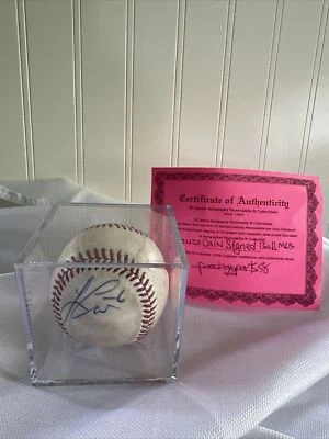 Béisbol firmado Lorenzo Cain con certificado de autenticidad + estuche Foto 1 de 2