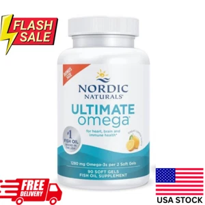 Nordic Naturals Ultimate Omega 2X, Lemon Flavor - 90 Soft Gels - Picture 1 of 3