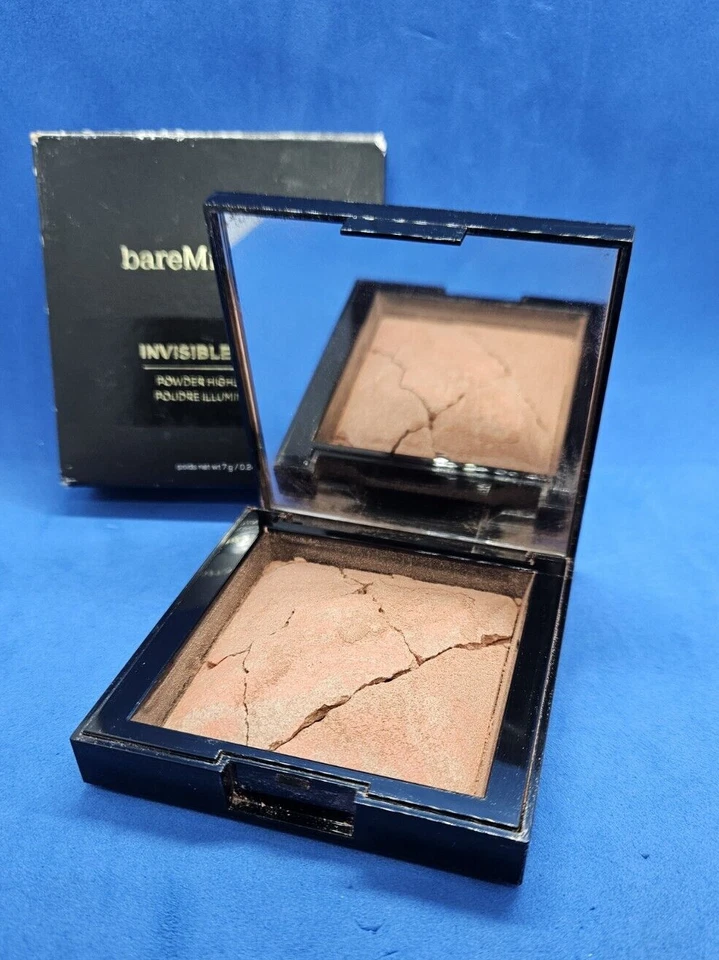 bareMinerals INVISIBLE GLOW Powder Highlighter DARK TO DEEP 0.24oz (DAMAGED) - Image 1 of 4