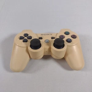 Sony PlayStation 3 PS3 OEM Dualshock 3 Sixaxis Controller weiß vergilbt getestet - Bild 1 von 7