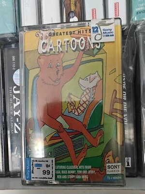 Various Cartoons Greatest Hits Cassette Album FULLY PLAY GRADED - Image 1 of 4