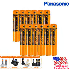 Piles rechargeables Panasonic 1,2 V NI-MH AAA pour téléphones domestiques sans fil KX-TG