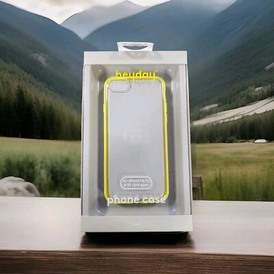 Capa protetora Heyday iPhone SE (2ª geração) 8 7 6s 6 nova amarela limão transparente - Imagem 1 de 3