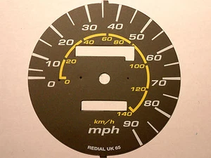 HONDA CG125 STORM (IMPORT) REPLACEMENT MPH SPEEDO CLOCK DIAL UNDERLAY - Picture 1 of 2