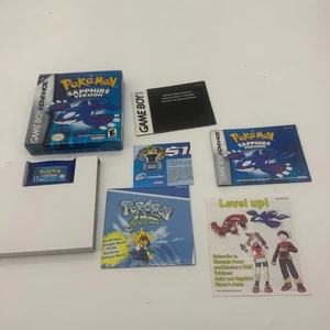 Pokemon Saphir Version Game Boy Advance GBA 2003 Komplett CIB - Bild 1 von 16