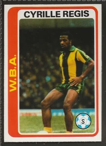 TOPPS-FOOTBALL (PALE BLUE BACK 1979)-#107- WEST BROM WBA - CYRILLE REGIS - Picture 1 of 2