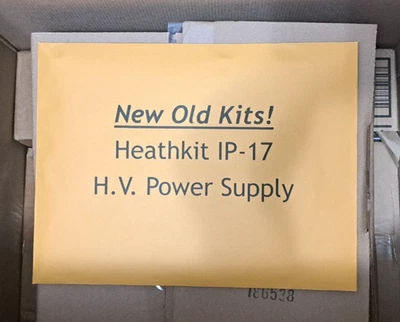Heathkit IP-17 High Voltage Power Supply Unbuilt New Old Kit! - Image 1 of 4
