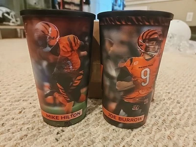 NUEVA Copa Skyline Chili Bengals Edición Limitada 2023 + Tapa Mike Hilton Joe Burrow Foto 1 de 2