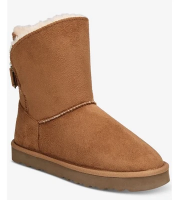 Style & Co. 女式正品麂皮绒寒冷天气冬季靴罕见 8 码 — 第 1/4 张图片