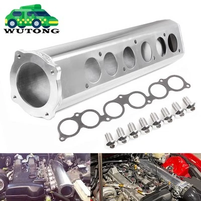 Billet Intake Manifold 2JZ-GE FFIM For 93-98 Supra Turbo LEXUS SC300 IS300 GS300 - Image 1 of 4