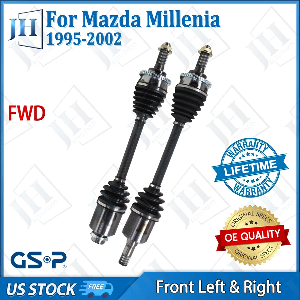 Par delantero izquierdo derecho CV eje eje OE para Mazda Millenia V6 1995-2002 2,5 L tracción delantera Foto 1 de 4