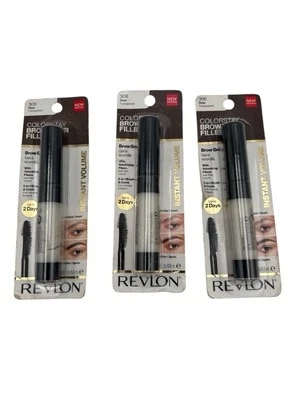 (3) Revlon Colorstay Brow Fiber Filler Sealed 0.23 fl oz Each 306 - Image 1 of 4