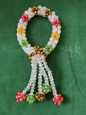 Cristal Colorido Flores Artificiales Corona Tailandesa Belleza Decoración del Hogar Foto 1 de 4