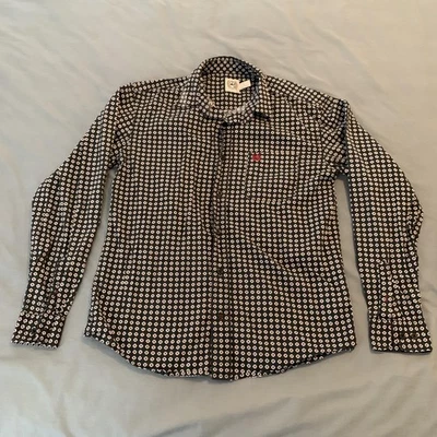 Cinch рубашка для мальчиков XL черный геометрический длинным рукавом Western эластичной родео MTW7060249 - Изображение 1 из 4