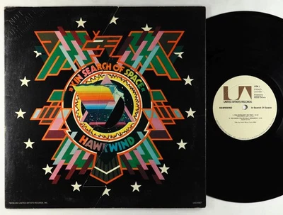 Hawkwind - X In Search Of Space LP - United Artists OG Press VG+ PROMO - Image 1 of 2