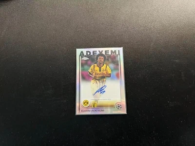 2024-25 Topps Chrome UEFA Club Competitions Autograph #CA-KA Karim Adeyemi - Image 1 of 2