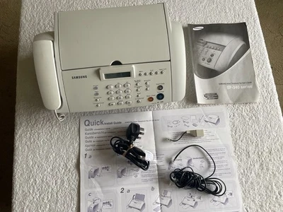 Samsung SF340 Fax Machine Hardly Used With Cables and Instructions - Image 1 of 4