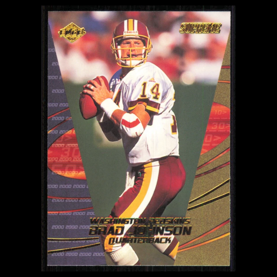 Brad Johnson #147 2000 Collectors Edge Supreme Washington Redskins Football Card - Image 1 of 3
