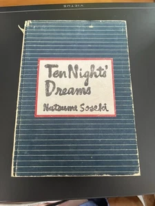 1934 Ten Nights Of Dream and Our Cat’s Grave by Natsume Soseki HC Japanese Book - Imagen 1 de 6