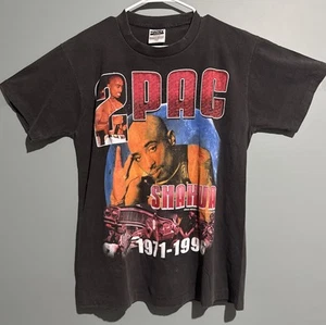 2pac shirt L Modern Vintage Single Stitch REPRINT BOOTLEG RAP BOOT Life Goes On - Picture 1 of 9
