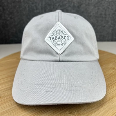 Gorra Tabasco Hot Sauce con tirantes ajustable gris bordado logotipo Foto 1 de 4