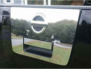 2p Luxury FX Chrome 11 3/4' Tailgate Handle Trim fit for 2004-2013 Nissan Titan - Picture 1 of 5