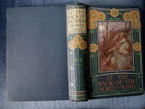 At the Back of the North Wind George Macdonald 1912 Blackie Art Nouveau Binding - Picture 1 of 23