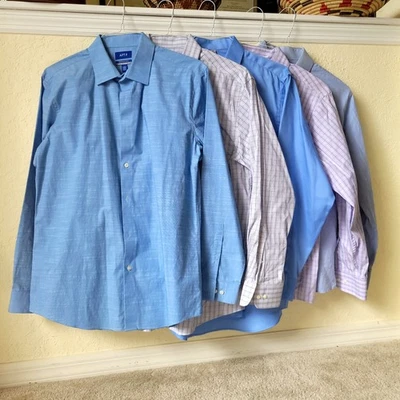 Paquete de camisas de vestir para hombre - talla 161/2 34/35 - 5 por el precio de 1. Multi-diseñador Foto 1 de 4