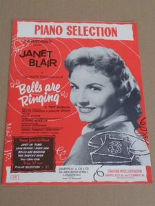 Janet Blair - Bells Are Ringing -  1957 Piano Selection (Jule Styne) - Picture 1 of 1