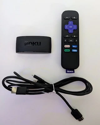 Reproductor de transmisión Roku Express 4K HD/4K/HDR y control remoto estándar con accesos directos Foto 1 de 4
