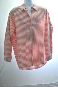 Men's Shirt by Ralph Lauren Pink and White Striped Size 17.5 by 35 - Picture 1 of 24