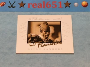 1997 Score The Franchise #15 DEION SANDERS | Inserto SP | Cowboys HOF - Foto 1 di 5