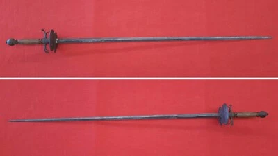 Rapier de transición europeo continental temprano alrededor de 1640 Foto 1 de 4