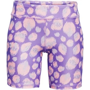 Under Armour Girls' Heat Gear Bike Shorts (X-Large, Planet Purple) - Picture 1 of 3