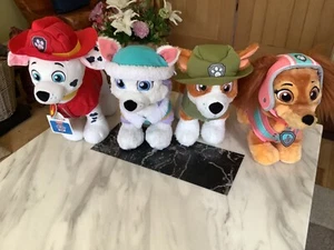 Build a Bear Paw Patrol Bundle - Everest,Liberty,Marshal,Tracker "VGC" - Picture 1 of 24