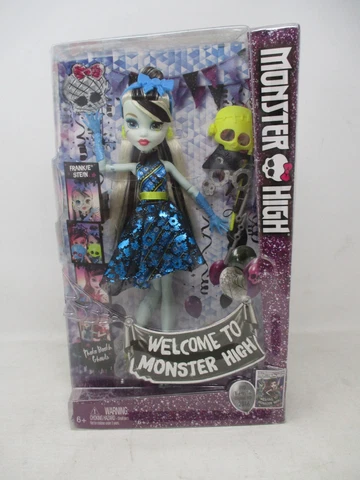 Monster High Welcome To Monster High Frankie Stein Doll - DAMAGED PACKAGING Cover