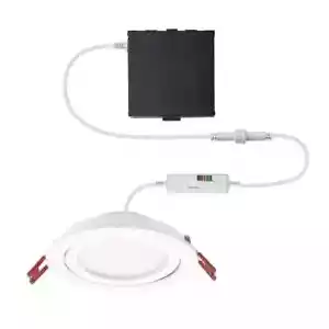 Commercial Electric 4 in. Selectable Color Canless Recessed Integrated LED Kit - Picture 1 of 10